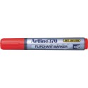 Flipchart marker ARTLINE 370 - Dry safe ink, corp plastic, varf rotund 2.0mm - rosu