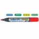 Flipchart marker ARTLINE 370 - Dry safe ink, corp plastic, varf rotund 2.0mm - rosu