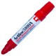 Marker pentru tabla de scris ARTLINE 5100A, corp metalic, varf rotund 5.0mm - rosu