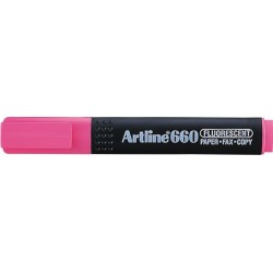 Textmarker ARTLINE 660, varf tesit 1.0-4.0mm - roz fluorescent