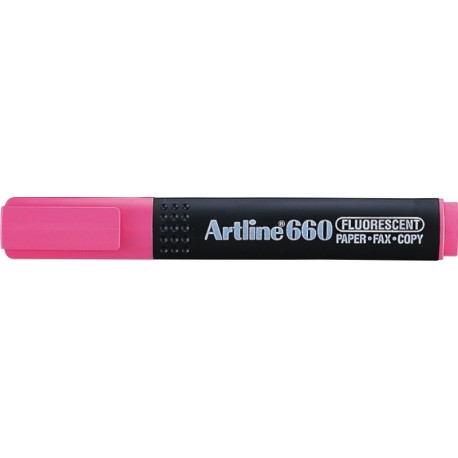 Textmarker ARTLINE 660, varf tesit 1.0-4.0mm - roz fluorescent