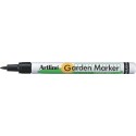 Marker ARTLINE Garden, pentru uz exterior (gradina), corp metalic, varf rotund 0.8mm - negru