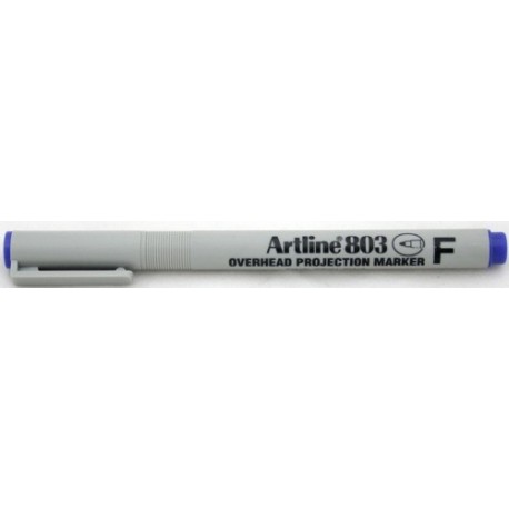 OHP Non-Permanent marker ARTLINE 803, varf fin - 0.5mm - albastru