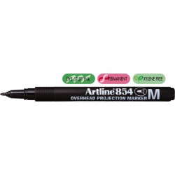 OHP Permanent marker ARTLINE 854, varf mediu - 1.0mm - negru