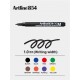 OHP Permanent marker ARTLINE 854, varf mediu - 1.0mm - albastru