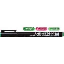 OHP Permanent marker ARTLINE 854, varf mediu - 1.0mm - verde