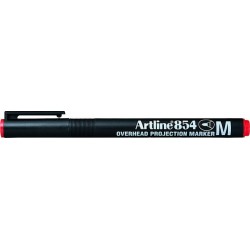 OHP Permanent marker ARTLINE 854, varf mediu - 1.0mm - rosu