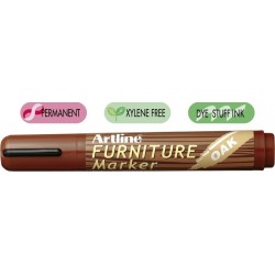 Marker ARTLINE 95, pentru mobilier din lemn (retusuri), corp plastic, varf tesit 2.0-5.0mm - stejar