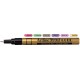 Marker cu vopsea ARTLINE 999XF, corp metalic, varf rotund 0.8mm - auriu