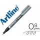 Marker cu vopsea ARTLINE 999XF, corp metalic, varf rotund 0.8mm - argintiu