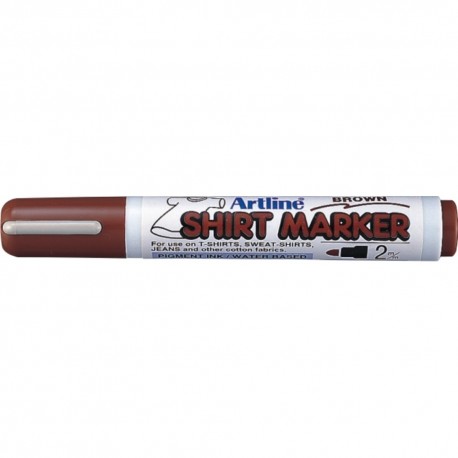 T-Shirt marker ARTLINE, corp plastic, varf rotund 2.0mm - maro