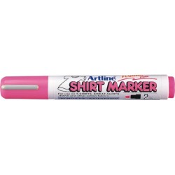 T-Shirt marker ARTLINE, corp plastic, varf rotund 2.0mm - roz fluorescent