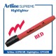 Textmarker ARTLINE Supreme, varf tesit 1.0-4.0mm - rosu fluorescent