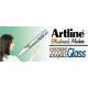 Marker pentru tabla de sticla ARTLINE Glassboard, varf rotund 2.0mm - portocaliu fluorescent