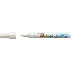 Marker pentru tabla de sticla ARTLINE Glassboard, varf rotund 2.0mm - alb