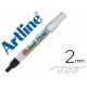 Marker pentru tabla de sticla ARTLINE Glassboard, varf rotund 2.0mm - alb