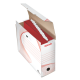 Cutie arhivare din carton, pentru 10 dosare suspendabile, ESSELTE - alb