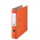 Biblioraft A4, plastifiat PP, margine metalica, 75 mm, ESSELTE Economy - portocaliu