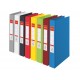 Caiet mecanic A4, plastifiat PP, 2 inele - D25mm, ESSELTE Standard - rosu vivida