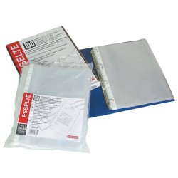 Folie protectie pentru documente, 35 microni, 100buc/set, ESSELTE Economy - transparent