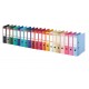 Biblioraft A4, plastifiat PP/PP, margine metalica, 75 mm, ESSELTE No. 1 Power - roz