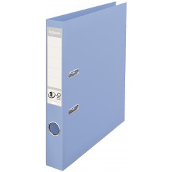 Biblioraft A4, plastifiat PP/PP, margine metalica, 50 mm, ESSELTE No. 1 Power - bleu