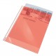 Folie protectie color pentru documente, 10folii/set, ESSELTE - rosu transparent