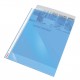 Folie protectie color pentru documente, 10folii/set, ESSELTE - albastru transparent