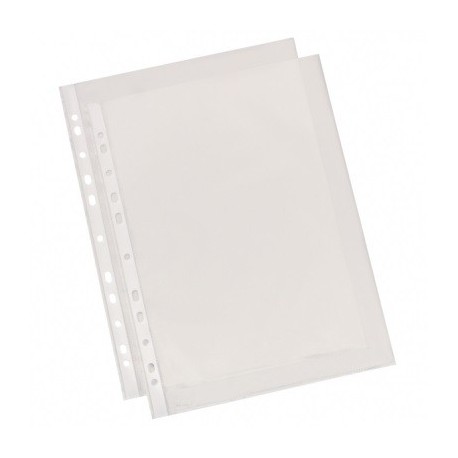 Folie protectie pentru documente, 55 microni, 10 folii/set, ESSELTE - cristal