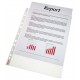 Folie protectie pentru documente, 75 microni, 100folii/set, ESSELTE - cristal