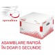 Container de arhivare ESSELTE Speedbox cu capac L