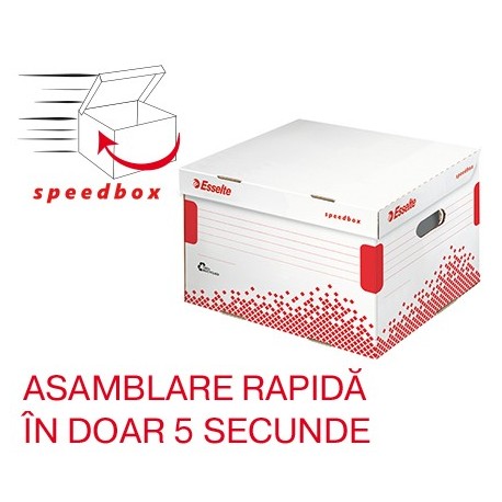 Container de arhivare ESSELTE Speedbox cu capac L