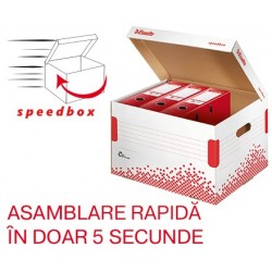 Container de arhivare pentru bibliorafturi ESSELTE Speedbox