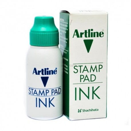 Tus ARTLINE, pentru stampile, 50ml - verde