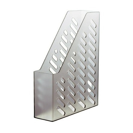 Suport vertical plastic pentru cataloage HAN Klassik - transparent gri