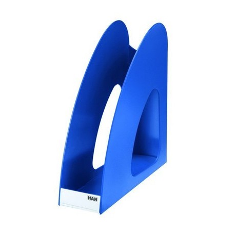 Suport vertical plastic pentru cataloage HAN Twin - albastru