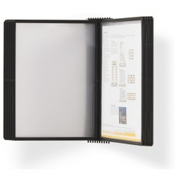 Display perete (suport pentru 10 buzunare A4), PROBECO-EasyMount - antracit