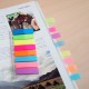 Stick index plastic transparent color 42 x 12 mm, 5 x 25 file/set, Stick"n - 5 culori neon - sageata