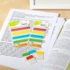 Stick index plastic transp. cu margine color 37 x 50 mm, 3 x 10file/set, Stick"n - 3 culori neon/alb