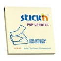 Notes autoadeziv 76 x 76 mm, 100 file, Stick"n Pop-up - galben pastel