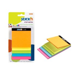 Magic cube color, 150 file, Stick"n Magic Steps - 5 culori neon