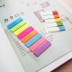 Stick index plastic transparent color 45 x 12 mm, 8 x 15 file/set, Stick"n - 8 culori transp./neon