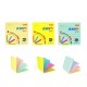 Magic notes autoadeziv 76 x 76 mm, 100 file, Stick"n Magic Notes - 4 culori pastel