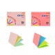 Magic notes autoadeziv 76 x 101 mm, 100 file, Stick"n Magic Notes - 4 culori pastel