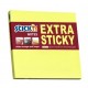 Notes autoadeziv extra-sticky 76 x 76mm, 90 file, Stick"n - galben neon