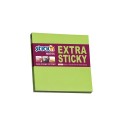 Notes autoadeziv extra-sticky 76 x 76mm, 90 file, Stick"n - verde neon