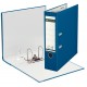 Biblioraft A4, plastifiat PP/paper, margine metalica 80 mm, LEITZ 180 - albastru
