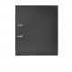Biblioraft A4, plastifiat PP/paper, margine metalica 80 mm, LEITZ 180 - negru