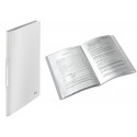 Dosar de prezentare cu 20 de folii, LEITZ Style, plastic PP - alb arctic