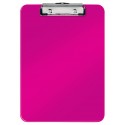 Clipboard simplu Leitz WOW, PS - roz metalizat